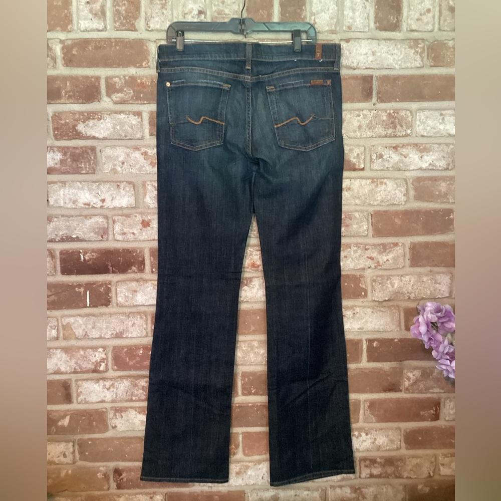 7 For All Mankind Blue Boot Cut Jeans Size 32